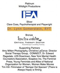 Mental Health final sponsors logos and list